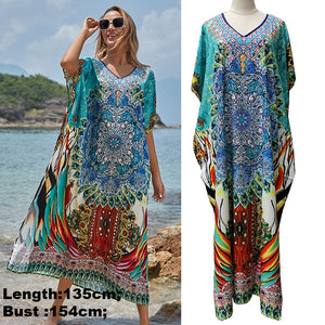 Robe Plage Beach Tunic Pareos De Playa Mujer Kaftan Cover up - China Beach  Cover UPS for Women and Beachwear price